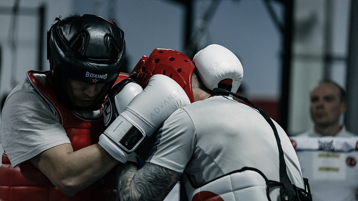 Sanda Kickboxing Fight Kids