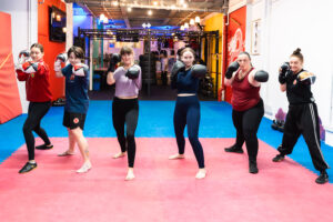 Women-Only Sanda Kickboxing straight